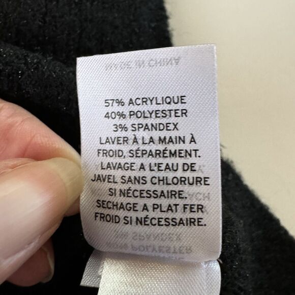 Halogen Black Mock Neck Sequin Sparkle Sweater XS - Picture 7 of 15